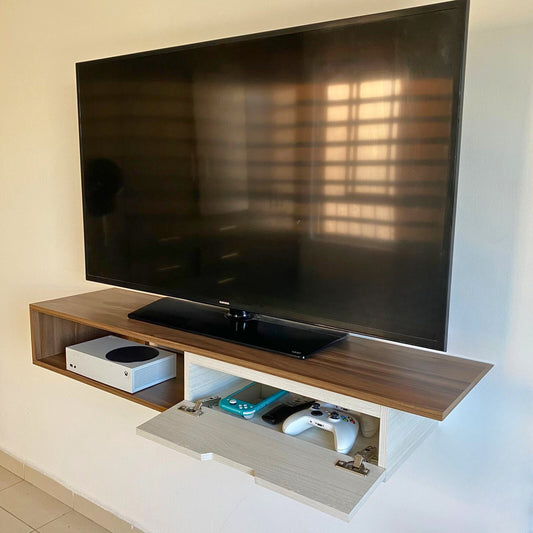 Módulo para TV Bloom – Bi-Tono con Compartimiento Interno