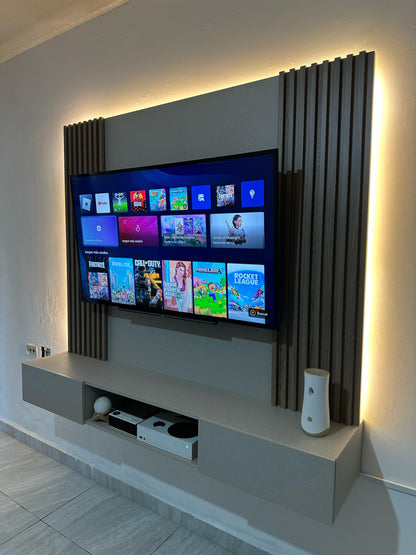 Panel para TV KURT – Diseño Elegante con Luz LED Integrada