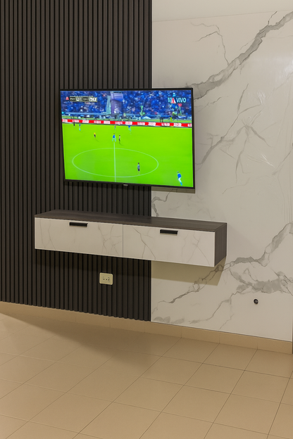 Shaped - Modulo flotante para TV.